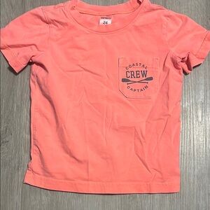 4/$20 Carters Kids Pink T-Shirt 24M